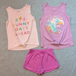Jumping Beans Tank Tops & Active Shorts, Size 7 & 6